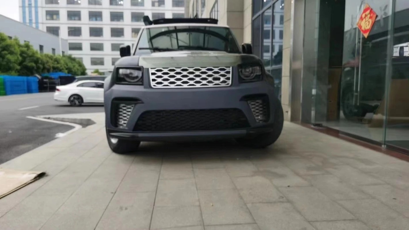 For  Defender 2020- Base Upgrade to SVR Version Front and Rear Bumper Completely Hood Fenders Body Kit